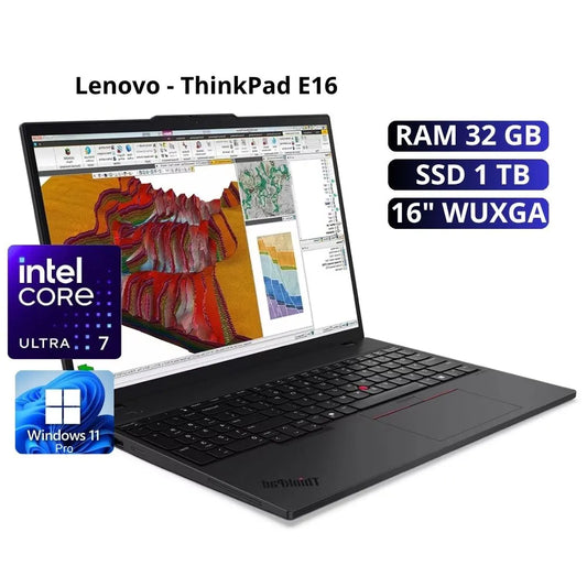 Lenovo NEW 2025 ThinkPad E16 Ultra 5 225H/Ultra 7 255H 32G+1T 16-inch 2.5K IPS 120Hz Screen