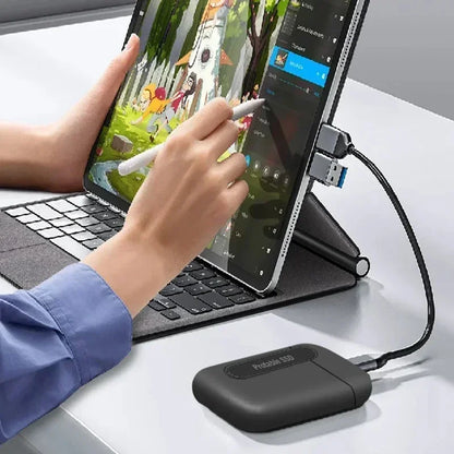 Disco Duro Externo Original Lenovo para Laptop, PC, SSD de Escritorio, 256TB
