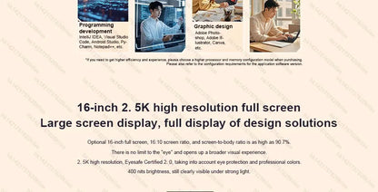 Lenovo NEW 2025 ThinkPad E16 Ultra 5 225H/Ultra 7 255H 32G+1T 16-inch 2.5K IPS 120Hz Screen